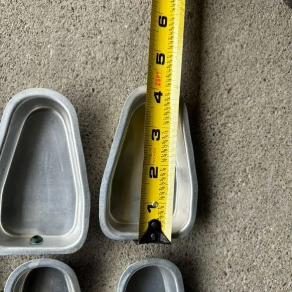 8 Vintage Aldon Aluminum Ice Treat Molds USA